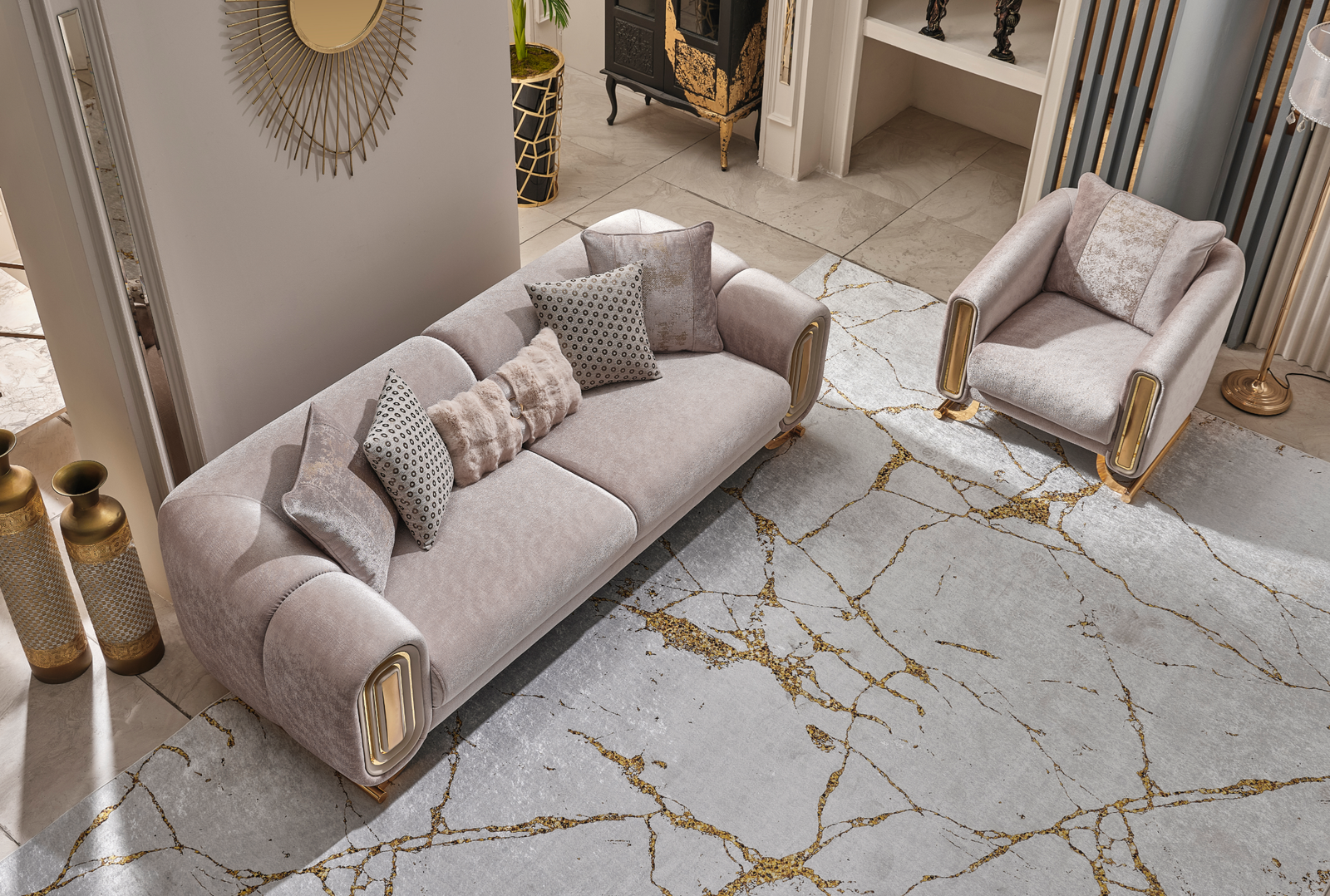 Saltanat luxury sofa set